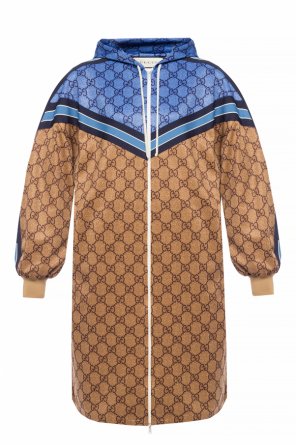 Patterned hooded jersey jacket, zdjęcie 1 Patterned hooded jersey jacket od Gucci